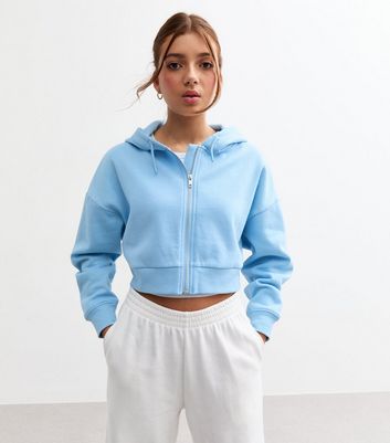 Cropped hoodie new look deals