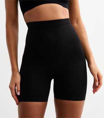 Black Seamless Shaping Shorts