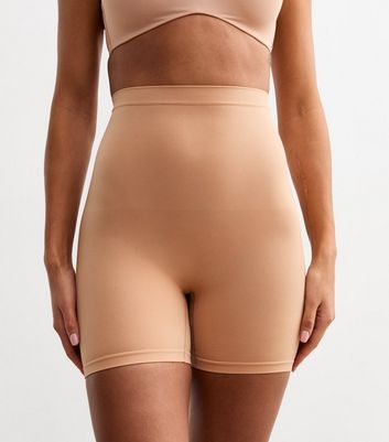 Tan Seamless Shaping Shorts New Look