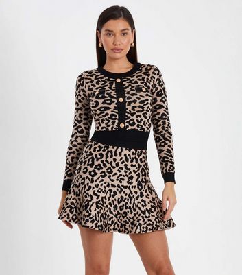 Leopard print shirt dress quiz best sale