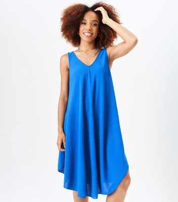 Gini London Bright Blue Mini Dress