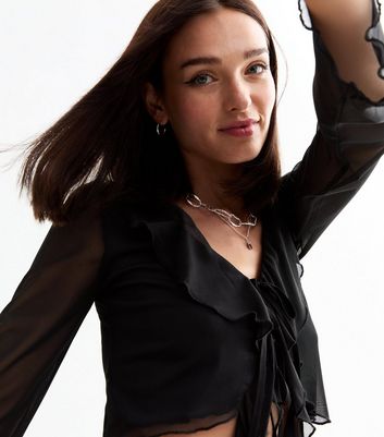 New look ruffle top clearance