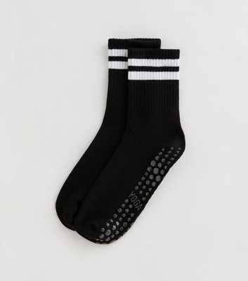 Black Grippy Pilates Socks