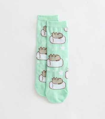 Light Green Pusheen Socks