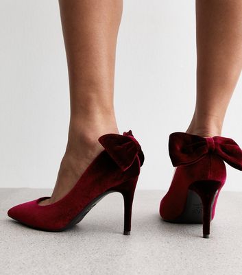 Velvet heels discount