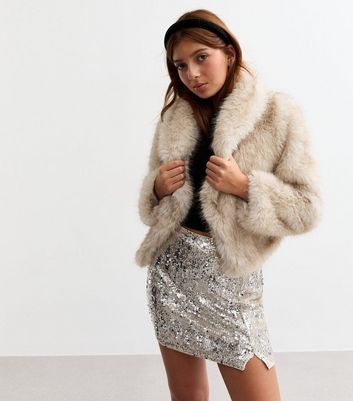 New look fluffy jacket online