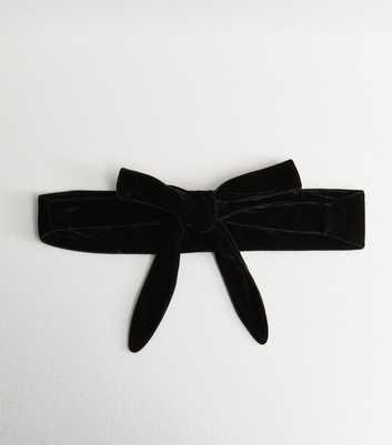 Black Velvet Belt 