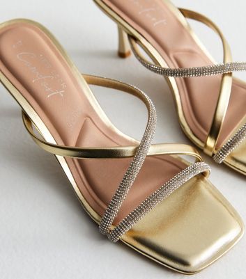 Strappy mule sandals on sale