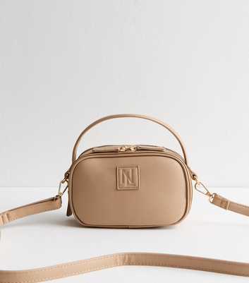 Mink Double Pocket Camera Crossbody Bag