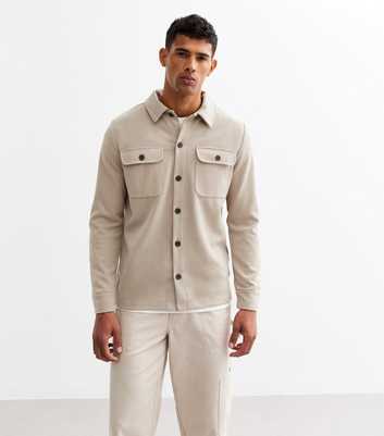 Only & Sons Stone Twill Overshirt