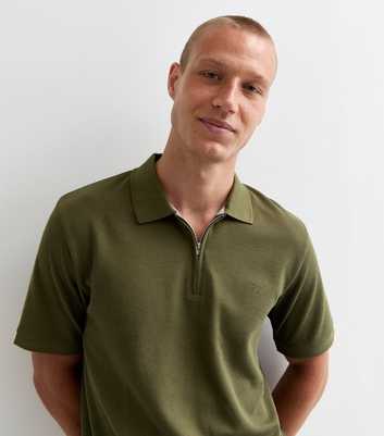 Jack & Jones Khaki Green Polo Shirt