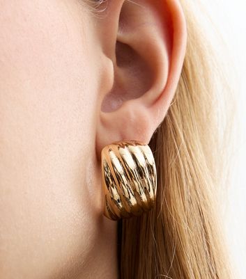 New look gold hoops hotsell