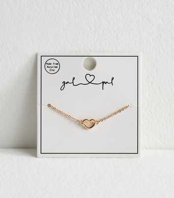 Rose Gold Tone Heart Bracelet