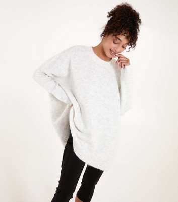 Blue Vanilla Grey Oversized Long Jumper 