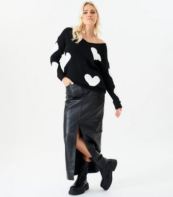 Gini 【BRU NA BOINNE】Chiken Heart Jumper BLK L London Black Heart