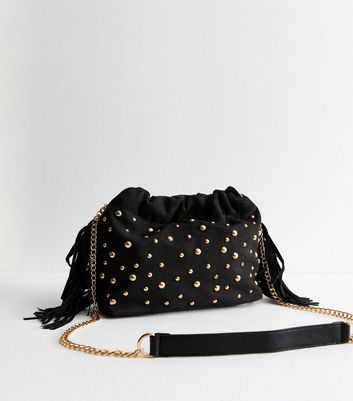 Suede black cross body bag online