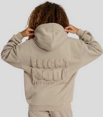 South Beach Stone Borg Fleece Lined Flight Mode Hoodie