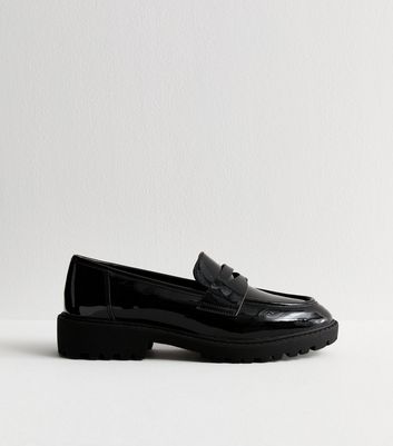 Patent penny loafers deals