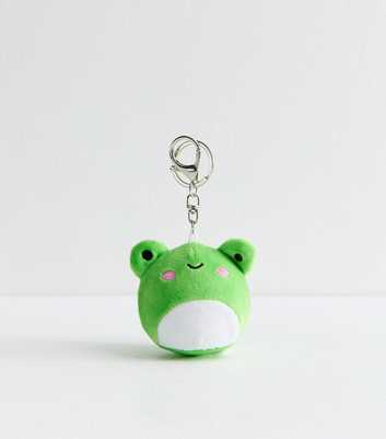 Green Frog Fabric Keyring