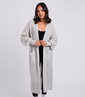 Urban Bliss Grey Longline Cardigan | New Look