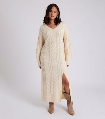 Cream jumper dresses online