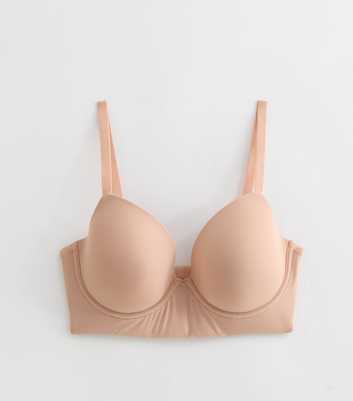 Tan DD+ Multiway Padded Underwired Bra