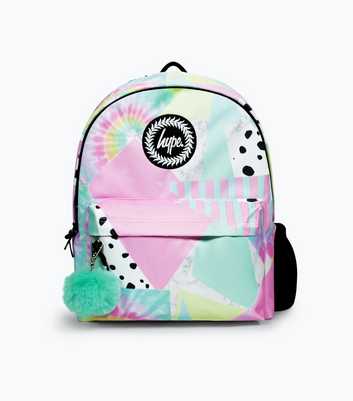 HYPE Pastel Multicoloured Collage Iconic Backpack