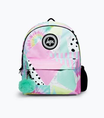 Hype Embroidered Backpack Green Hype Bag (Rainbow Space) 004-20