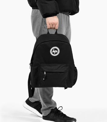 HYPE Black Iconic Backpack New Look