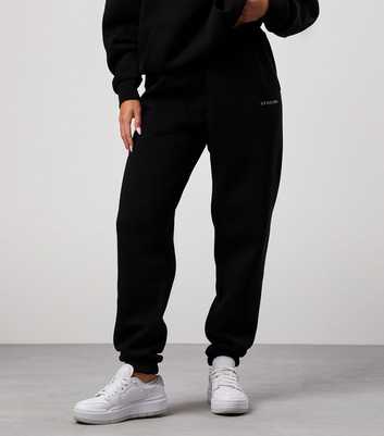 Gym King Black Relaxed Fit Joggers