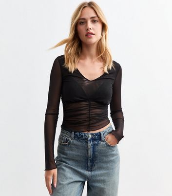 Mesh tops new look online