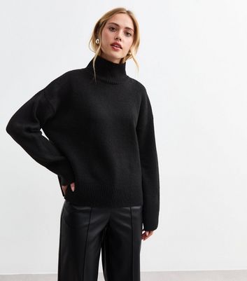 New look black turtleneck best sale