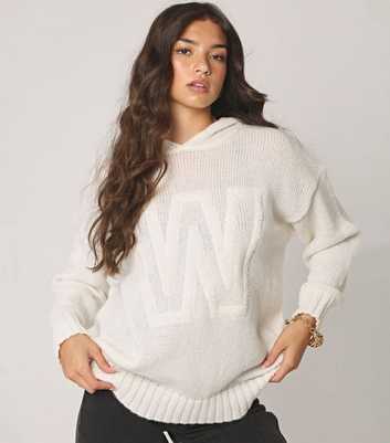 WKNDGIRL Cream Knit Hoodie