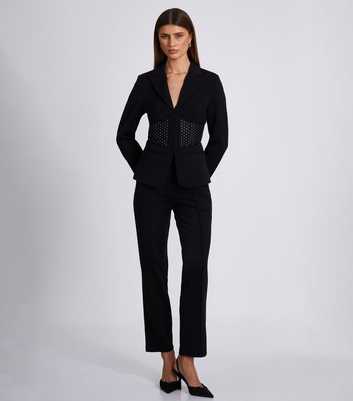 QUIZ Corset Waist Tailored Blazer