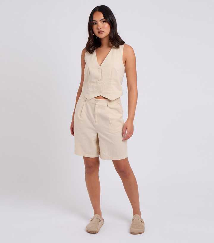 Urban Bliss Stone Pleated Shorts