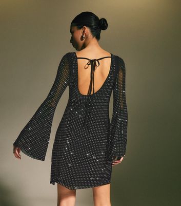 Mesh back dress best sale