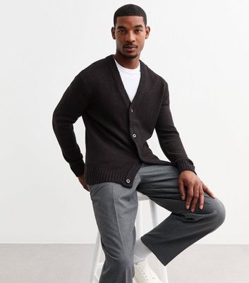 Men's Only & Sons Black Slim Cardigan New Look