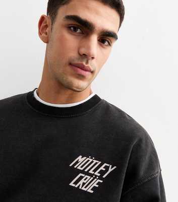 Only & Sons Black Regular Motley Crue Sweatshirt 