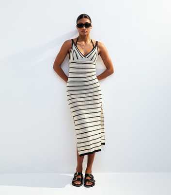 Off White Crochet Beach Maxi Dress