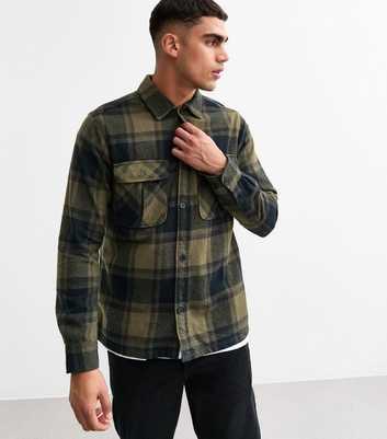 Only & Sons Green Checked Flannel Shirt 