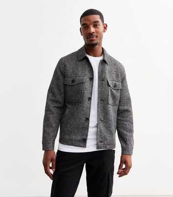 Only & Sons Regular Grey Felted Shacket