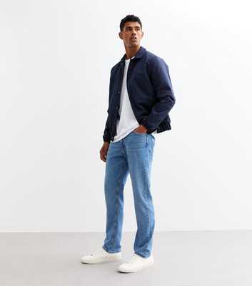 Jack & Jones Blue Slim Straight Leg Jeans