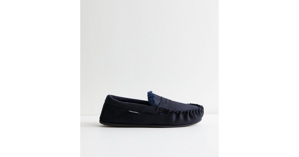 JACK & JONES Jfwtokyo Syn Suede Sneaker Sn suède sneakers donkerblauw