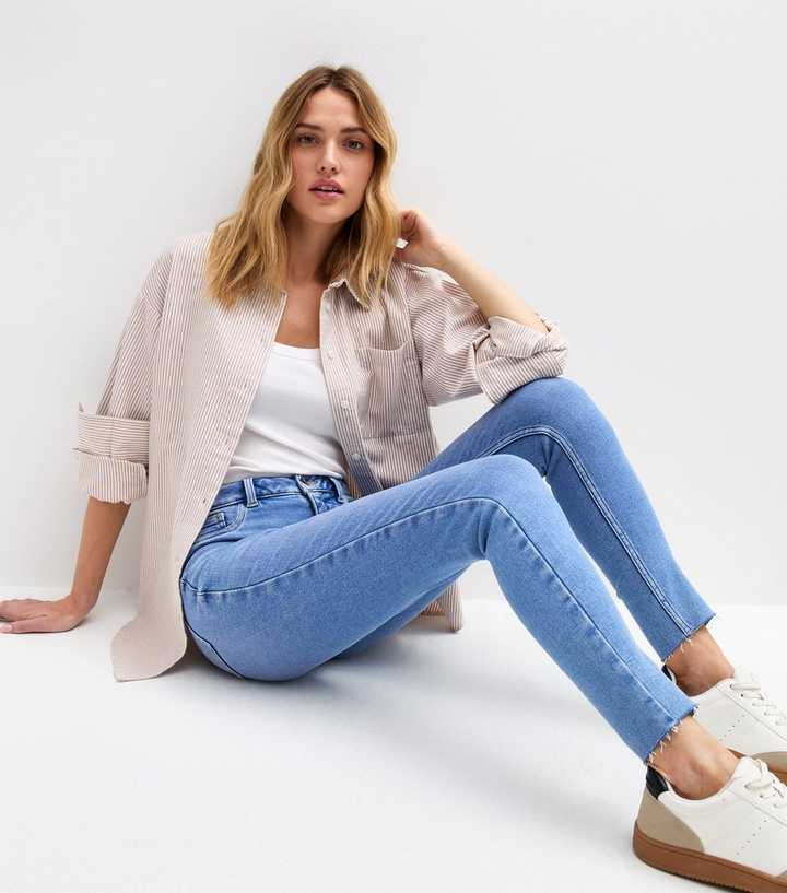 Blue Hallie Disco Skinny Leg Jeans
