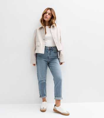 Petite Light Blue Mom Jeans