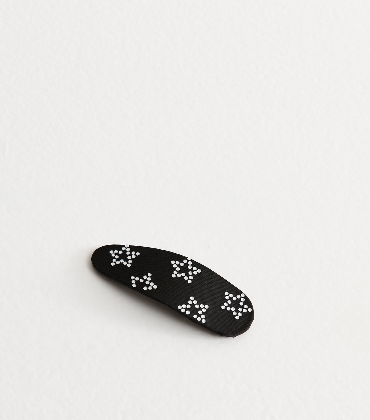 Black Star Embellished Hair Slide New Look