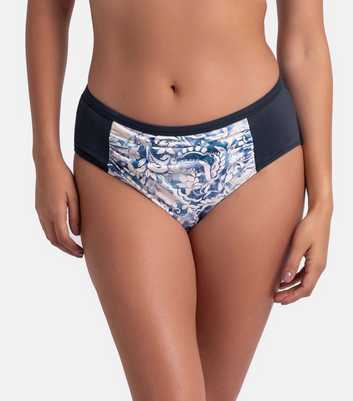 Dorina Ink Floral Print Hipster Bikini Bottoms