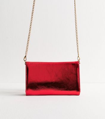 Red chain bag sale