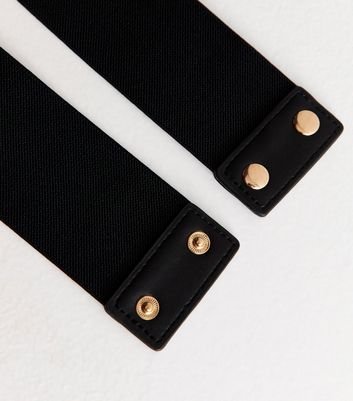 Asos Design Asos Valentino Belt Black Faux Leather Studded Waist Belt