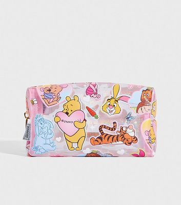 Skinnydip Pink Winnie The Pooh Sticker Makeup Bag New Look